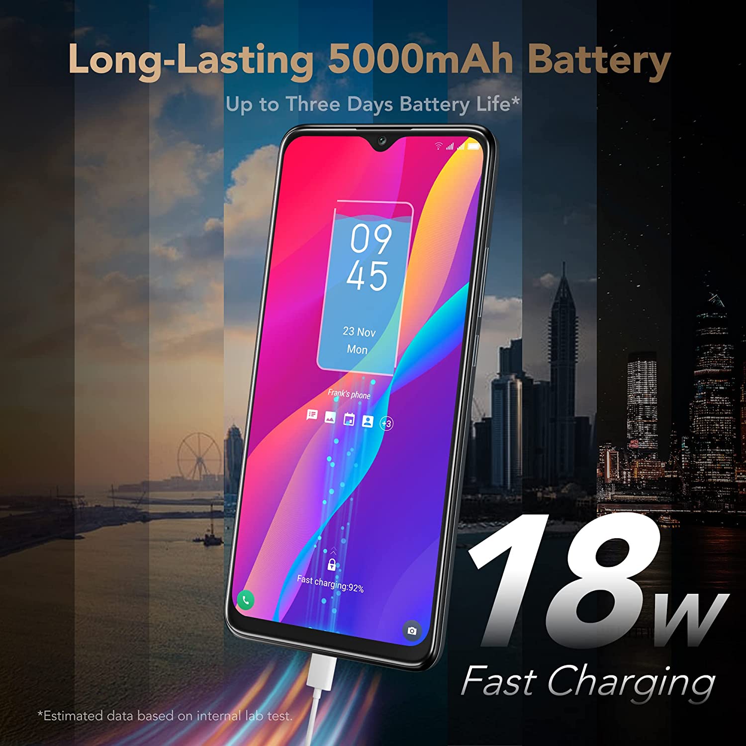 TCL 30XL |2022| Unlocked Cell Phone， 6.82 inch Vast Display， 5000mAh Battery， Android 12 Smartphone， 50MP Rear+13MP Front Camera， 6GB RAM + 64GB ROM， US Version， Dual Speaker， Night Mist (No 5G) - Image 6